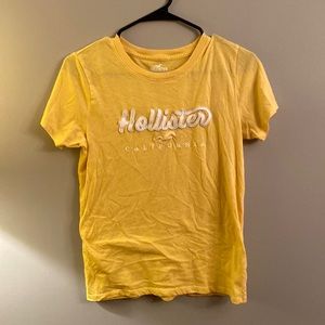 Girls Yellow Hollister shirt